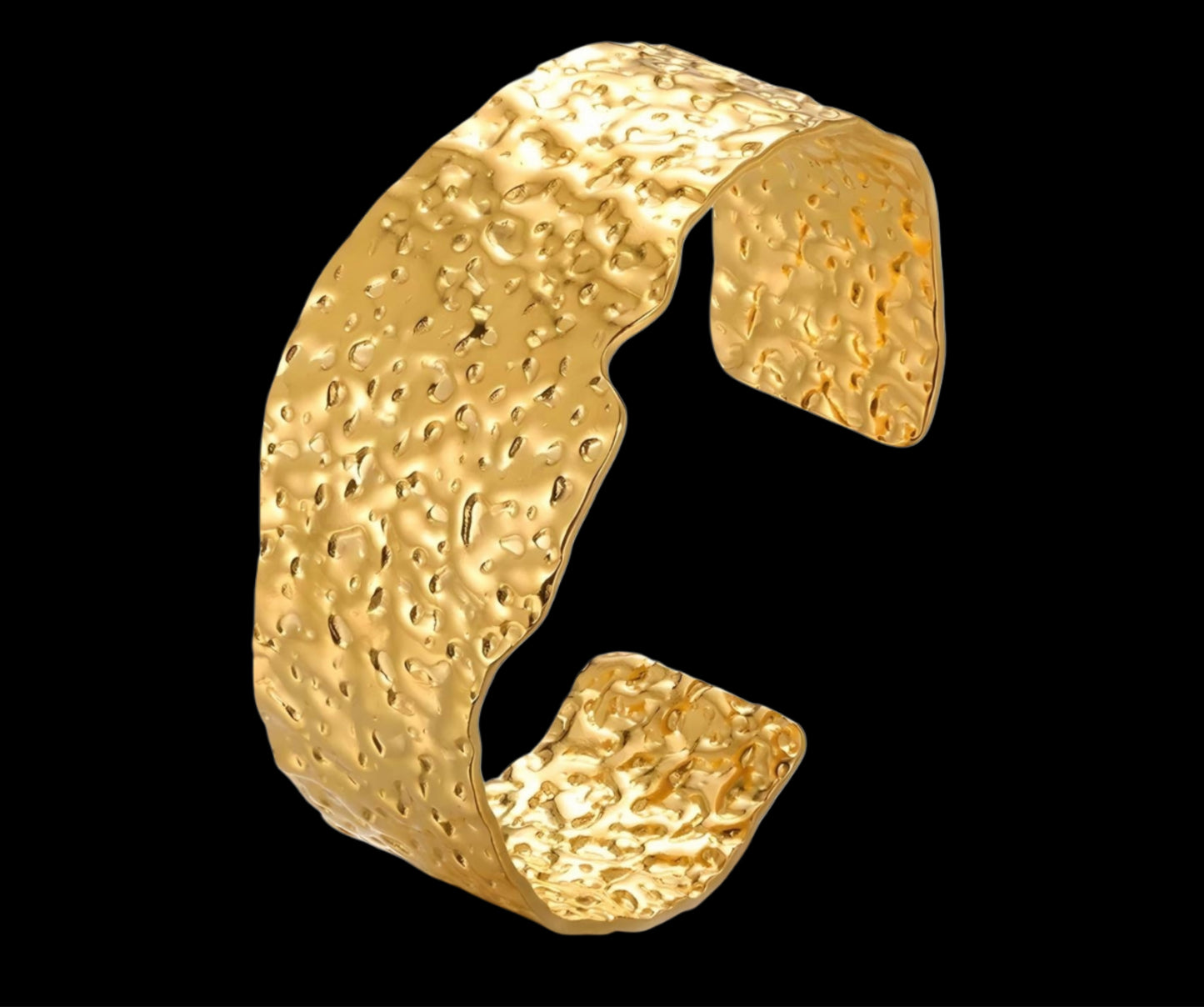 18K GOLD PLATED STAINLESS STEEL BRACELET NTENSITY WATERPROOF HYPOALLERGENIC JEWELRY