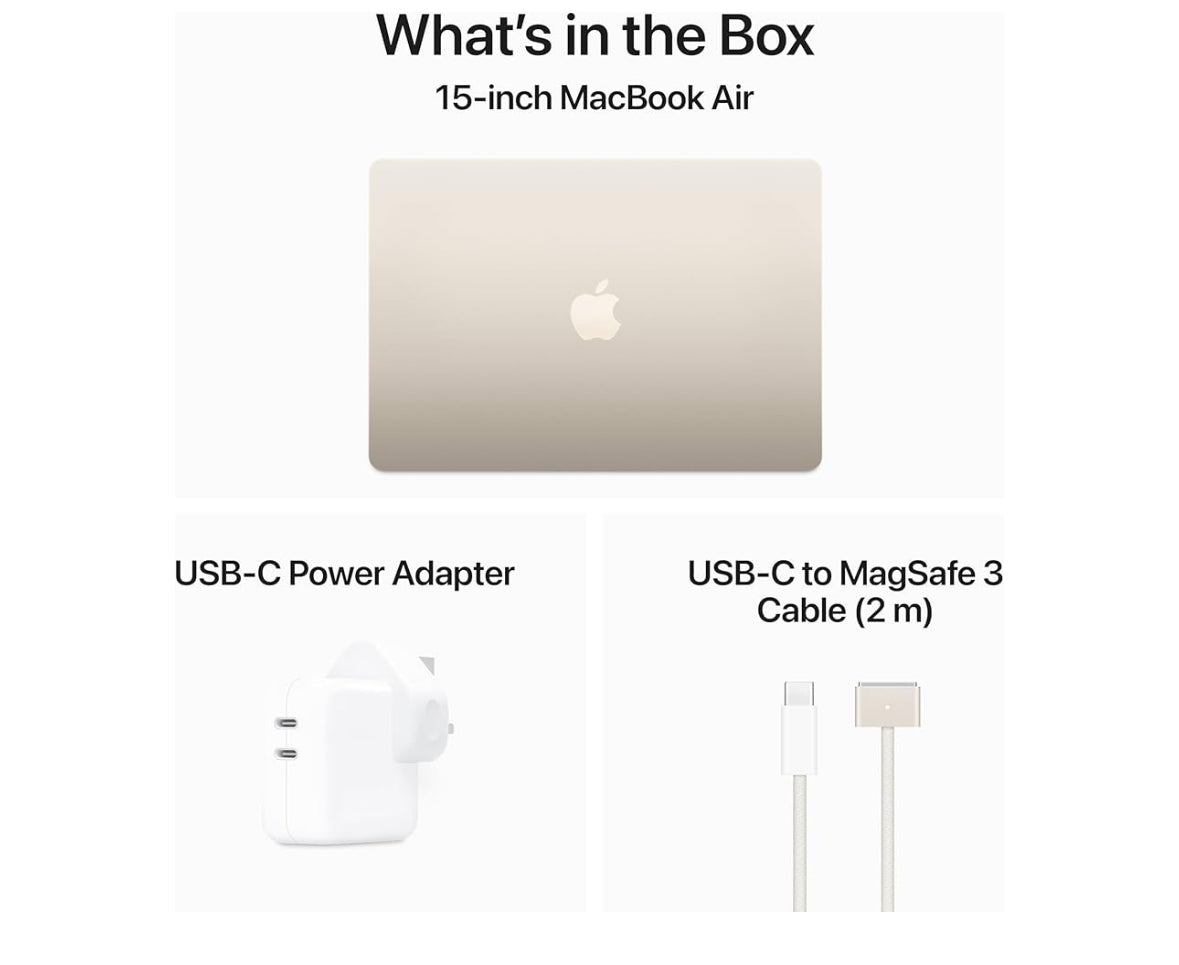 Apple MacBook Air M3 chip 8 core CPU/8-CORE GPU/16GB unified memory International version
