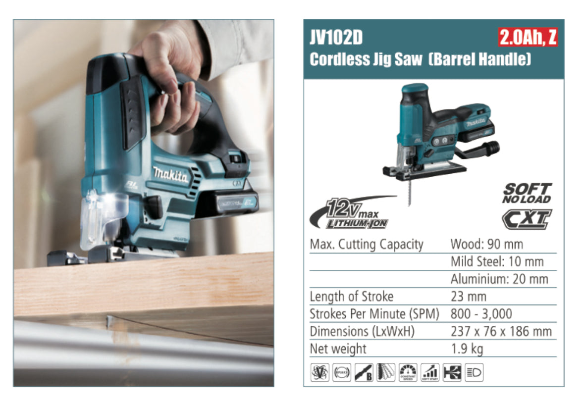 MAKITA Cordless Jig Saw without battery