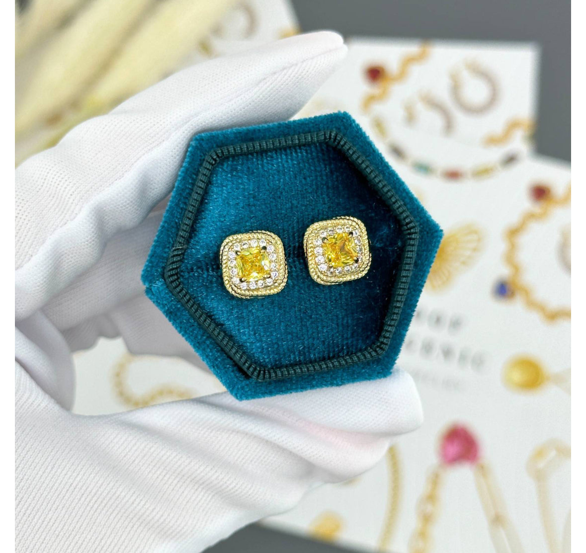 18K GOLD PLATED STAINLESS STEEL EARRINGS, INTENSITY; WATERPROOF; HYPOALLERGENIC JEWELRY