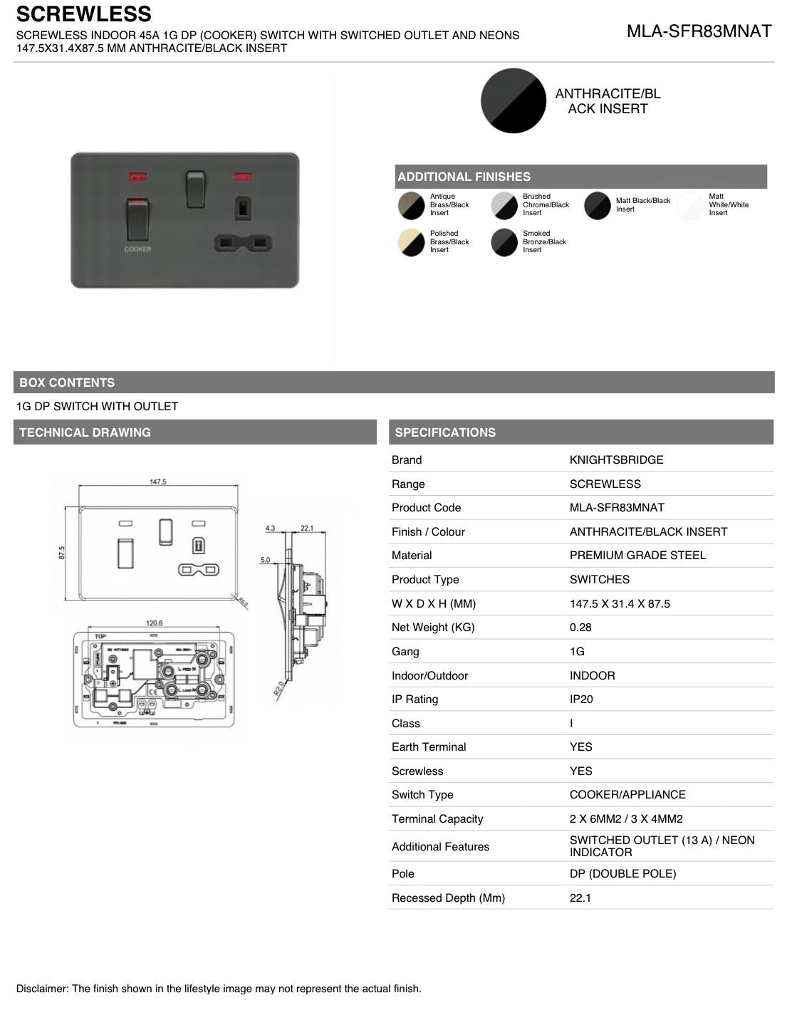 SWITCH & SOCKETS