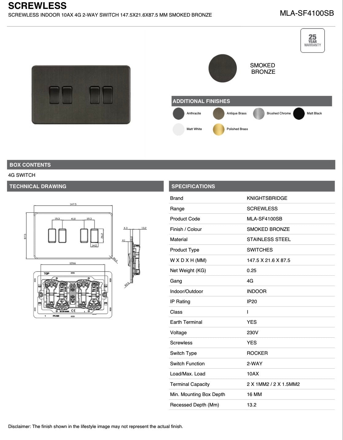 SWITCH & SOCKETS