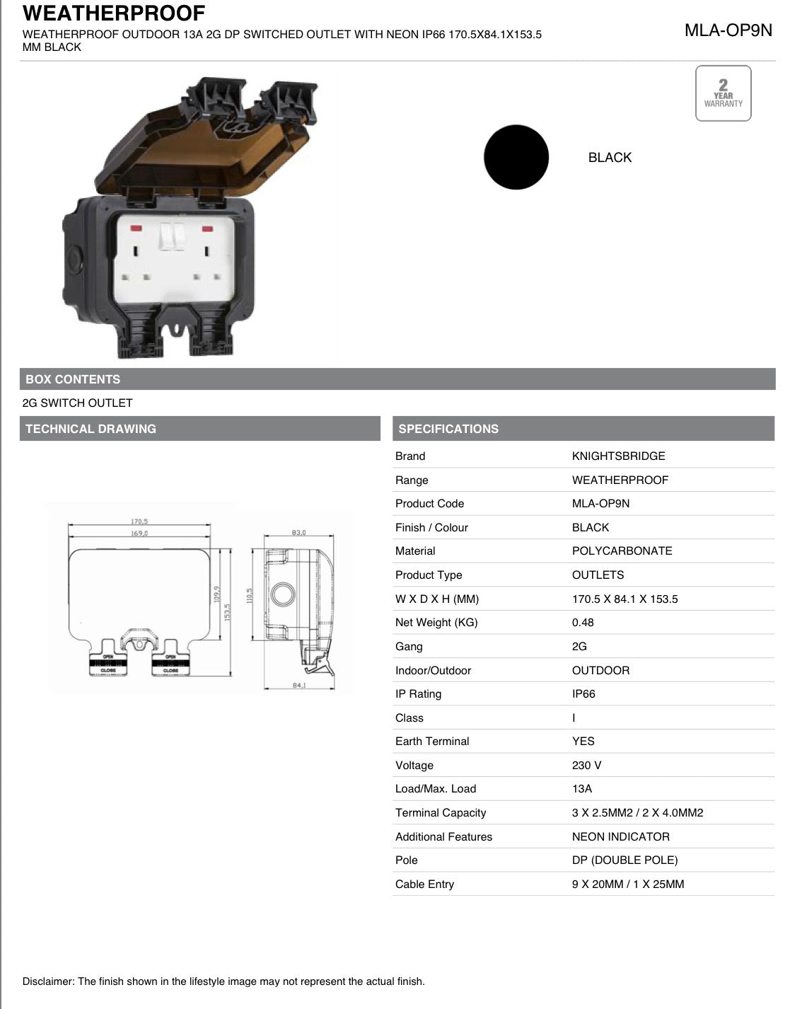 SWITCH & SOCKETS