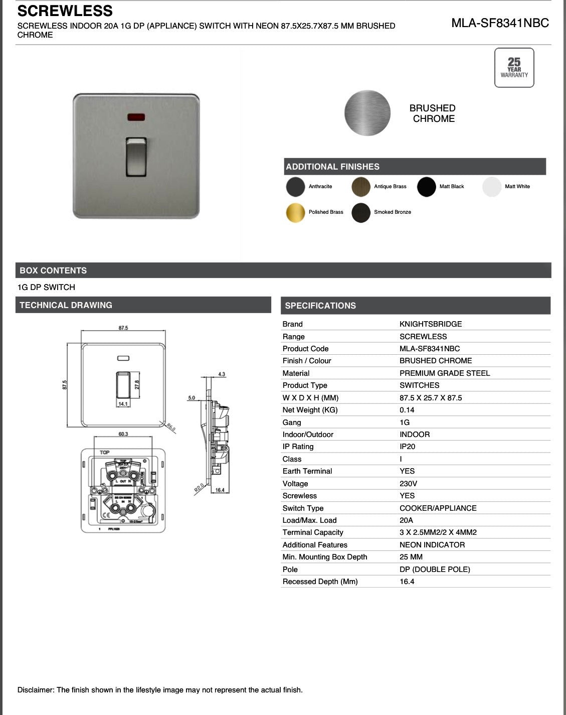 SWITCH & SOCKETS