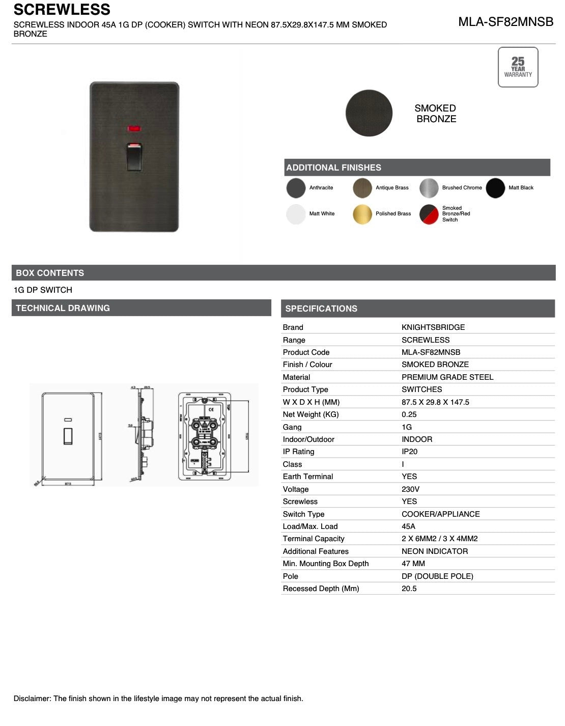 SWITCH & SOCKETS