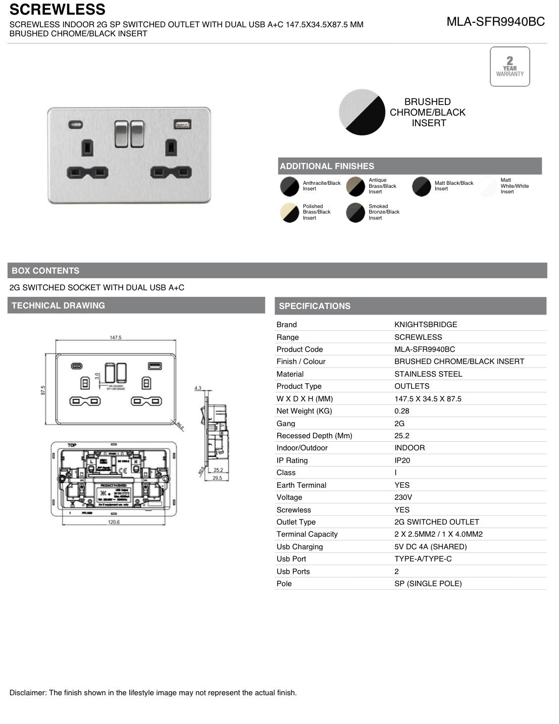 SWITCH & SOCKETS