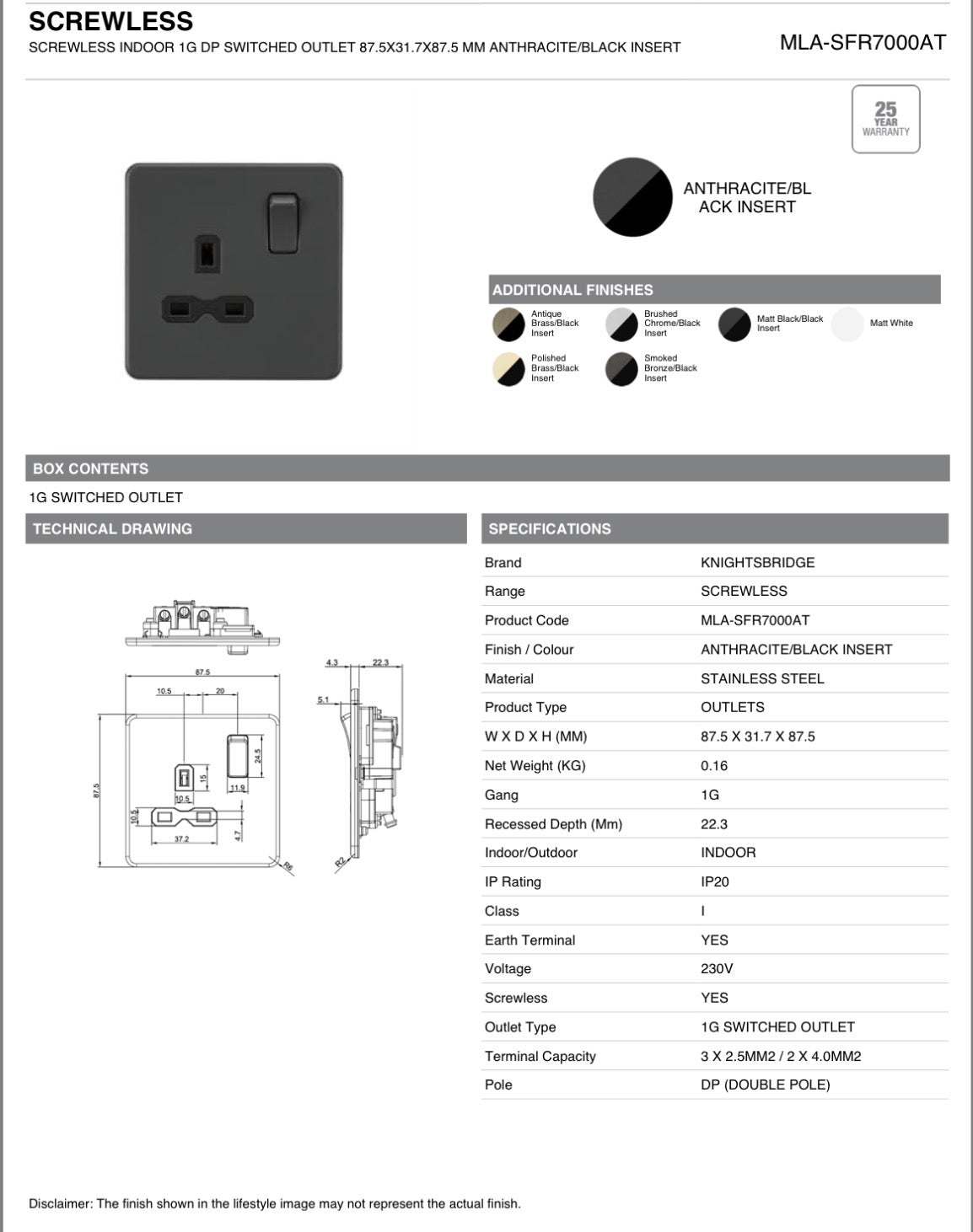 SWITCH & SOCKETS