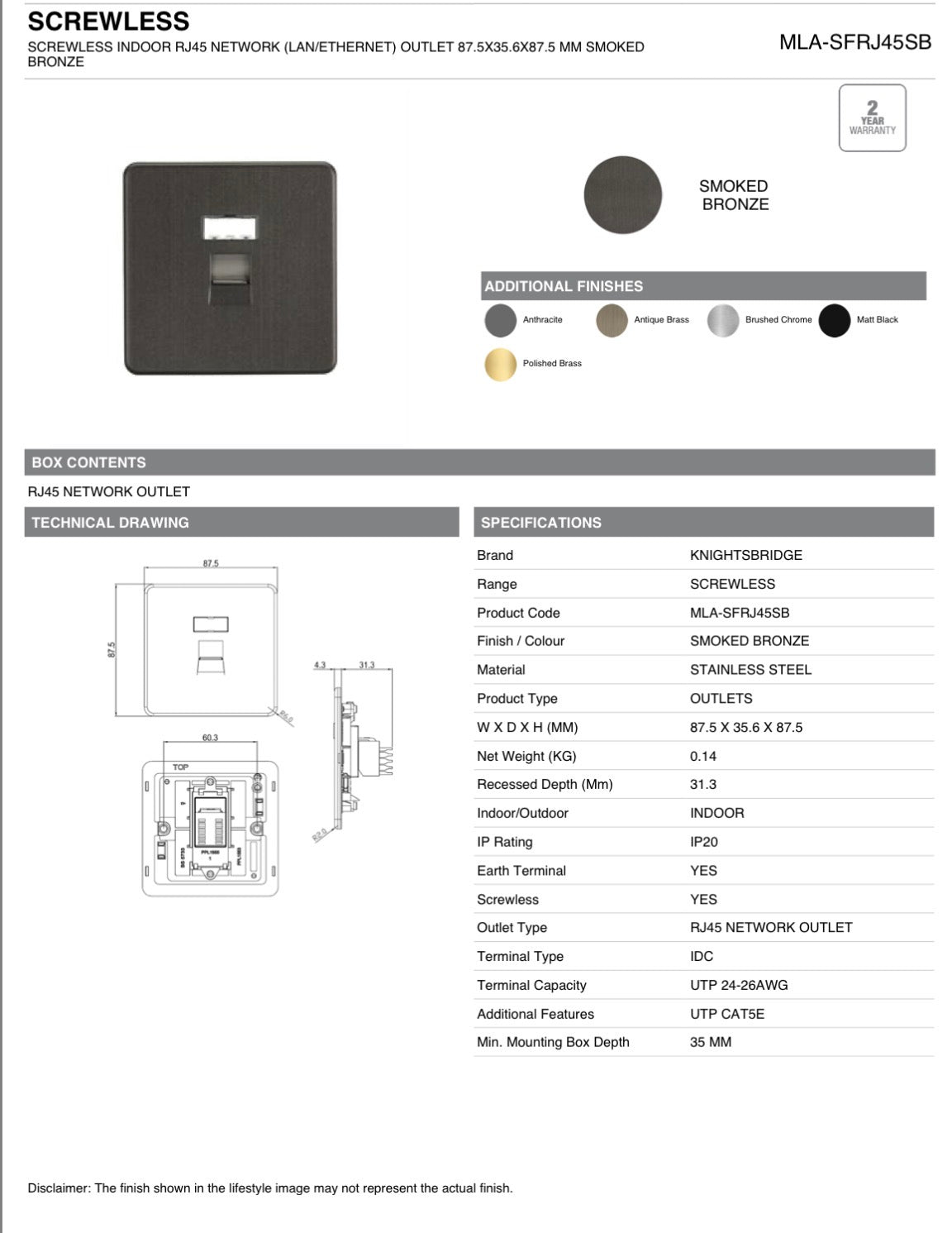 SWITCH & SOCKETS