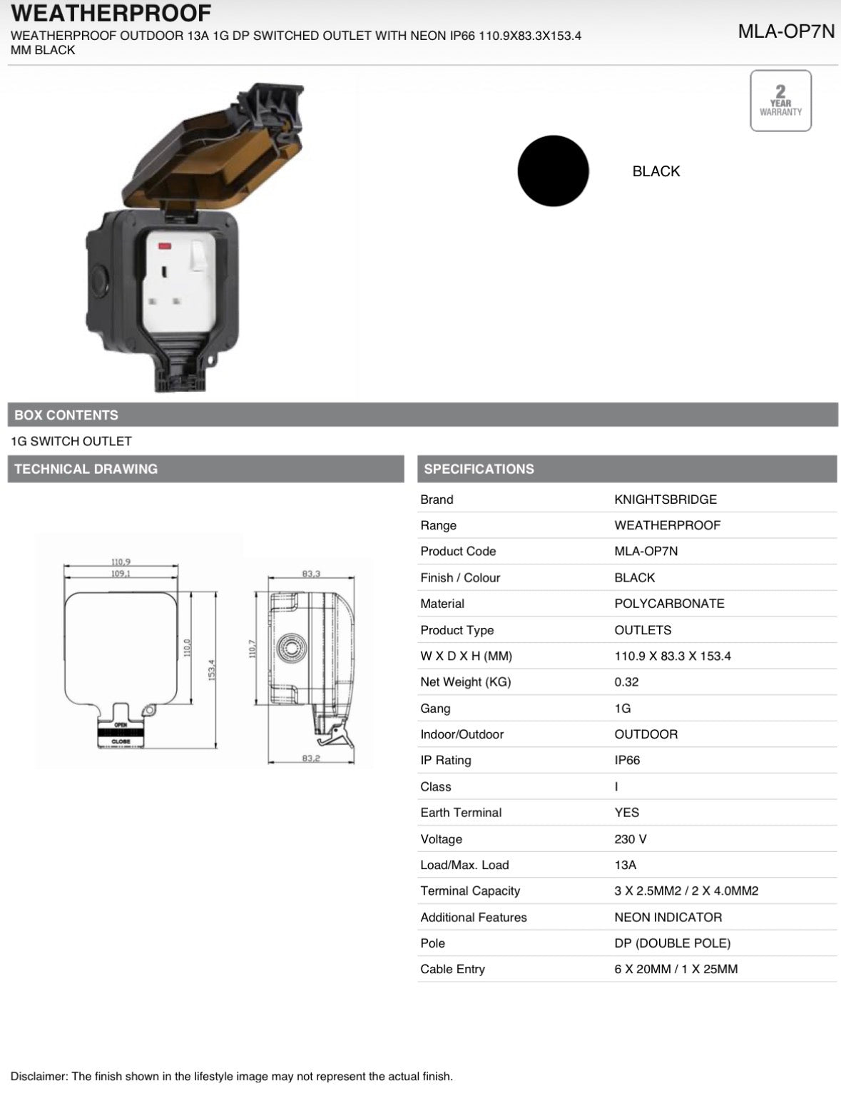 SWITCH & SOCKETS