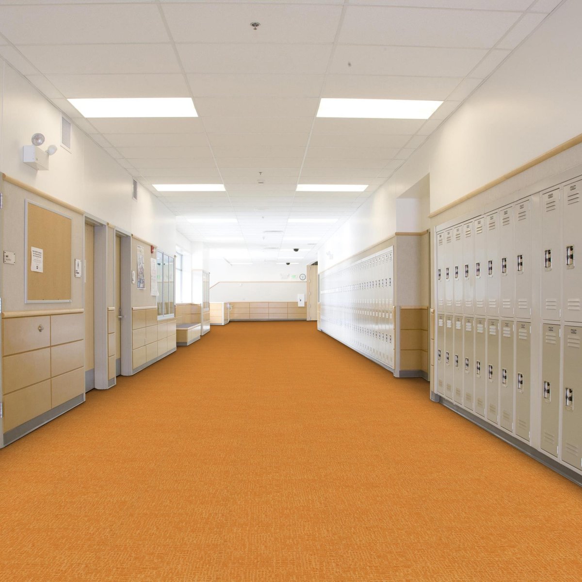 Colour Construct Tangerine - Shaw Contract, room scene