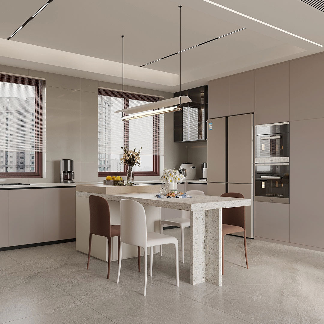 Modern Grey KH9004 - applied to kitchen cabinets